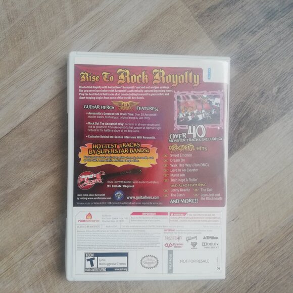 Nintendo Wii Van Halen 2009 Guitar Hero Game - Picture 2 of 5